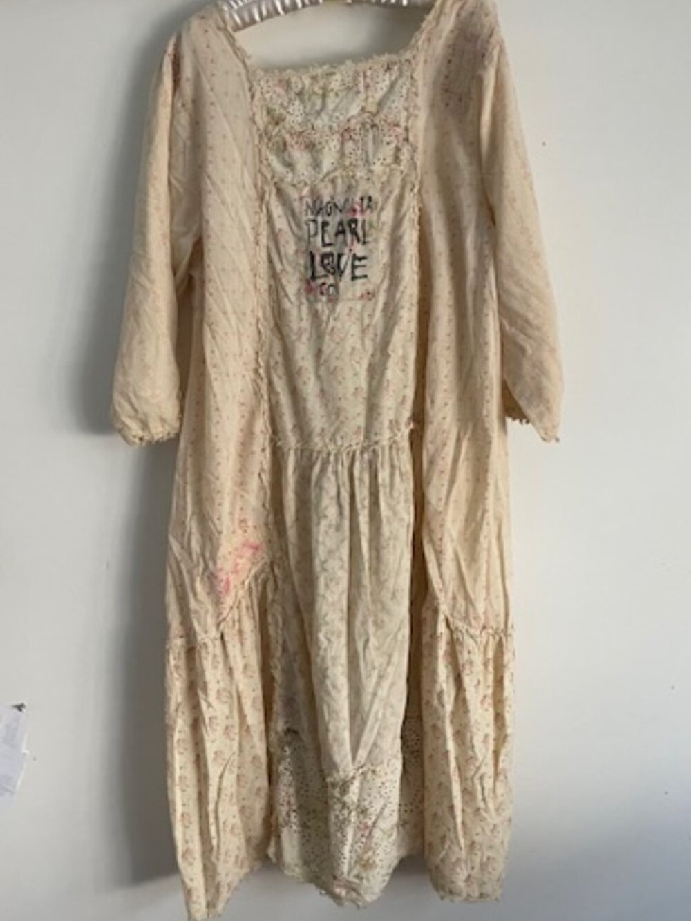 NWT Magnolia Pearl Helenia Dress Ronin Eyelet Lace Cotton Patchwork NEW $550 - Picture 7 of 14